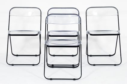 4 Giancarlo Piretti for Castelli Plia Folding Chairs