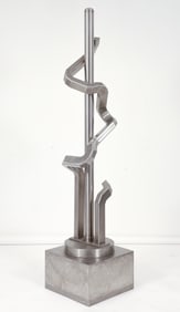 John deMarchi Untitled modern stainless steel sculpture