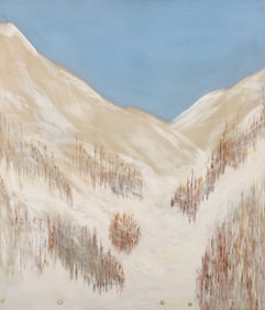 Jane Haskell 1977 acrylic on canvas Spar Gulch