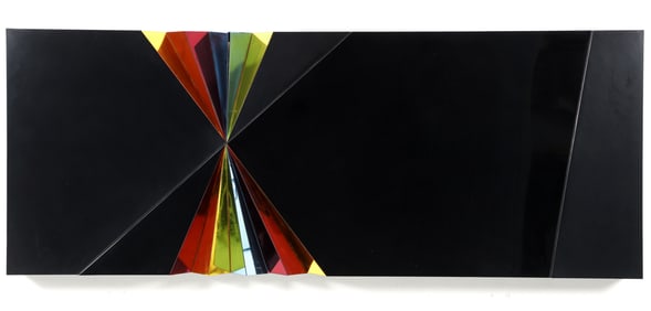 Irene Pasinski Colored Acrylic Wall Sculpture 1990