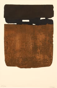 Pierre Soulages 1974 color aquatint Eau-Forte XXVI signed