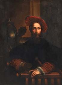 Antique copy of Portrait of Galeazzo Sanvitale by Parmigianino