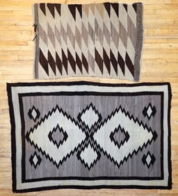 Pair of 19th Century Navajo Rugs