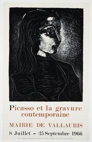 Pablo Picasso Et La Gravure Contemporain 1966 Serigraph Poster