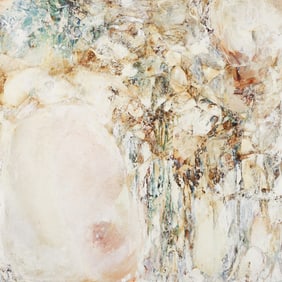 LRM Reich Abstract Acrylic on Board 1964 Signed