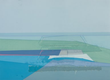 Sabra Richards orig lithograph Ocean V