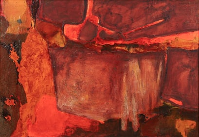 Ruth Selwitz Bruised Radiance Mixed Media Painting