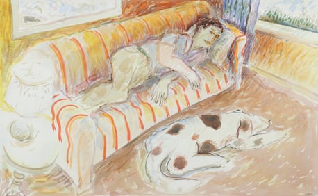 Joe Shepler watercolor The Nap