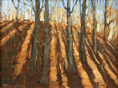 Ron Donoughe 2010 oil March Morning
