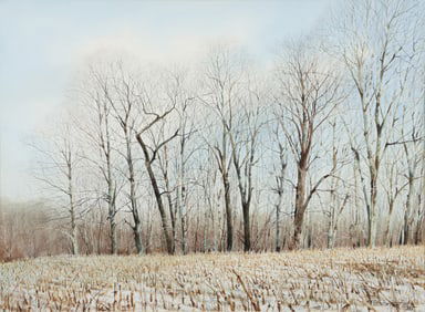 Charles Pitcher 1985 watercolor End of Summer