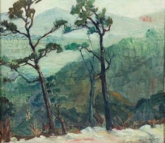 Vivian Church Hoyt Roanoke Valley Oil on Canvas