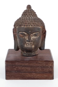 Buddha Head on stand