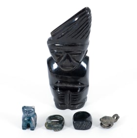 5 Pre-Columbian Stone and Metal Objects