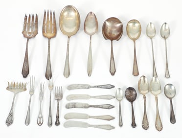 23 Pieces of American Sterling Silver Flatware