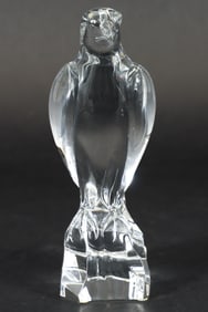 Baccarat Crystal Falcon Sculpture