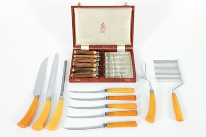 16 pieces Mid 20th Century English Cutlery and Flatware