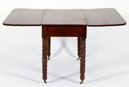 American Sheraton Cherry Dropleaf Dining Table