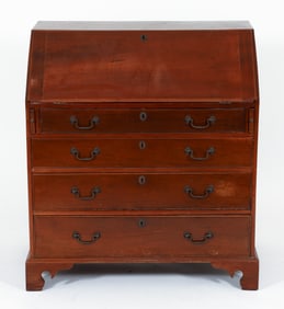 Federal Cherry Slant Front Desk