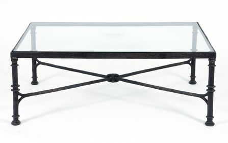 Patinated Bronze Christopher Chodoff Giacometti Style Bronze Table 1980s