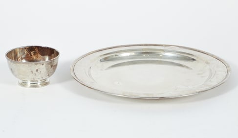 Tiffany and Co. Sterling Silver Finger Bowl and Plate