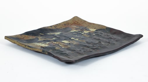 Toshiko Takaezu Ceramic Plate 1960s