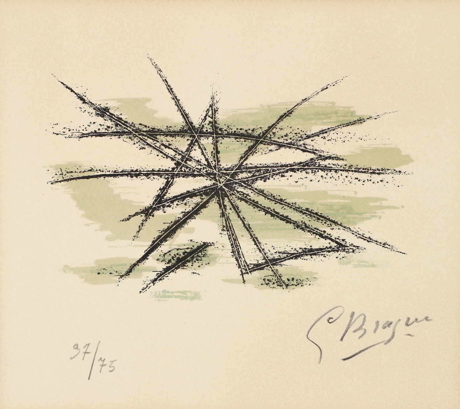 Georges Braque L'Etang Signed Original Lithograph 1963 (1 of 6)