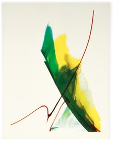 Paul Jenkins 1969 orig signed serigraph Looking West