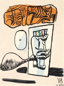 Le Corbusier Unite 4 Signed Etching with Aquatint