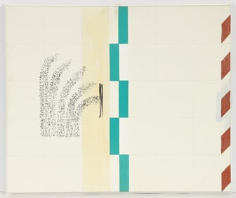 Richard Tuttle According to the Dawn Mixed Media Ptg