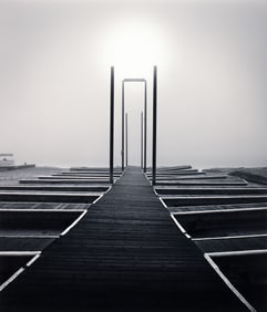 Rolfe Horn 1998 photograph Beached Pier, Bass Lake, CA