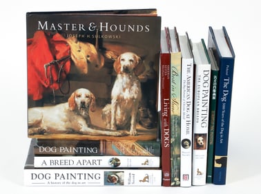 Group of 10 books on The Dog in Art from Pauli Library