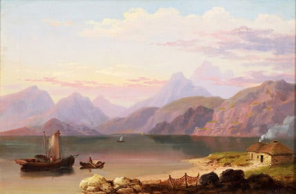 Russel Smith Loch Leven from Ballachulish Oil on Canvas