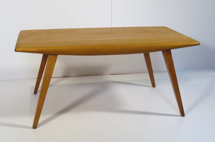 Heywood Wakefield Coffee Table: Artist: Heywood Wakefield Title: Blonde Coffee Table Medium: blonde wood Dimensions: 16 x 36.25 x 19 inches