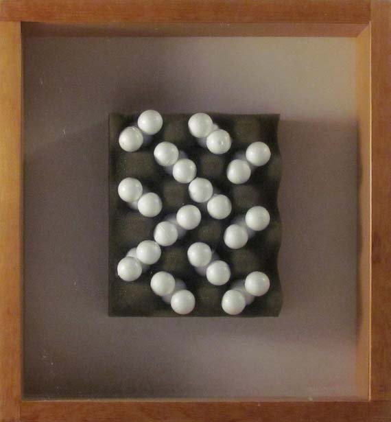 Simon Hepworth Nicholson Untitled Shadow Box Relief: Artist: Nicholson, Simon Hepworth (British 1934 - 1990) Title: Untitled Shadow Box Relief Date: 1969 Medium: found objects and molded foam Dimensions: 12.5 x 11.5 inches Description: an in