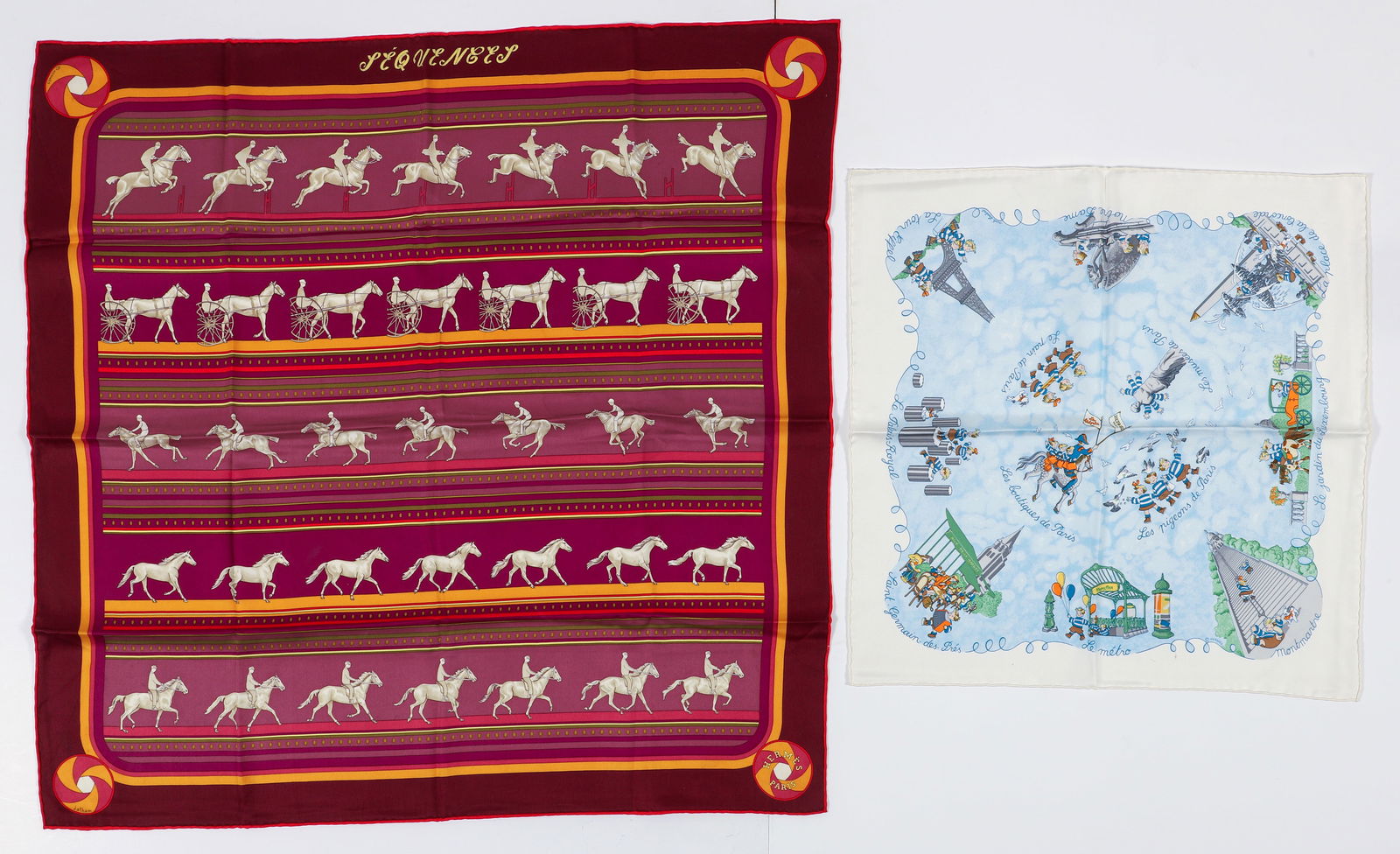 2 Hermes Silk Scarves by Caty Latham and Nicole Lambert (1 of 4)