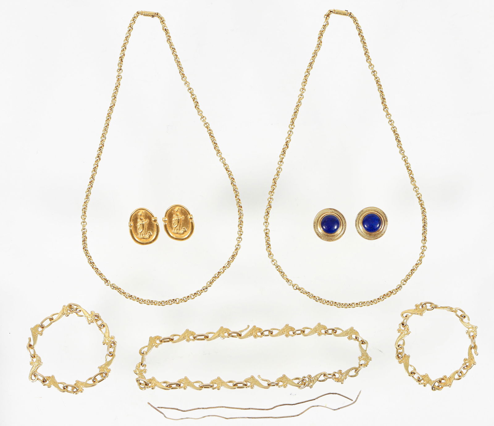 8 pieces of Assorted Gold Jewelry (1 of 5)