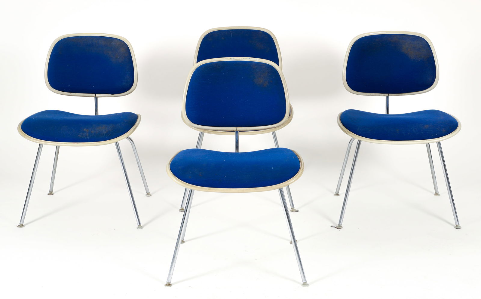 4 Eames for Herman Miller DCM Upholstered Chairs (1 of 7)
