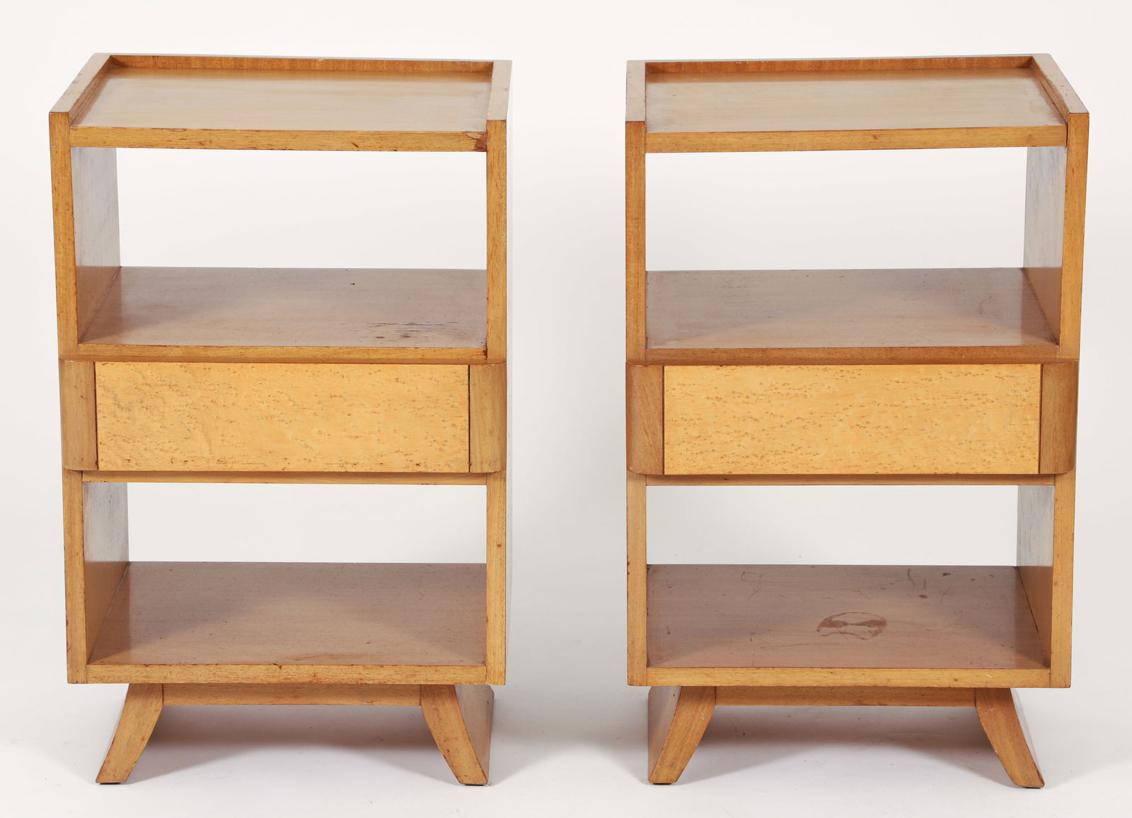 Pair of Eliel Saarinen for R-Way Furniture Art Deco Night Stands (1 of 7)