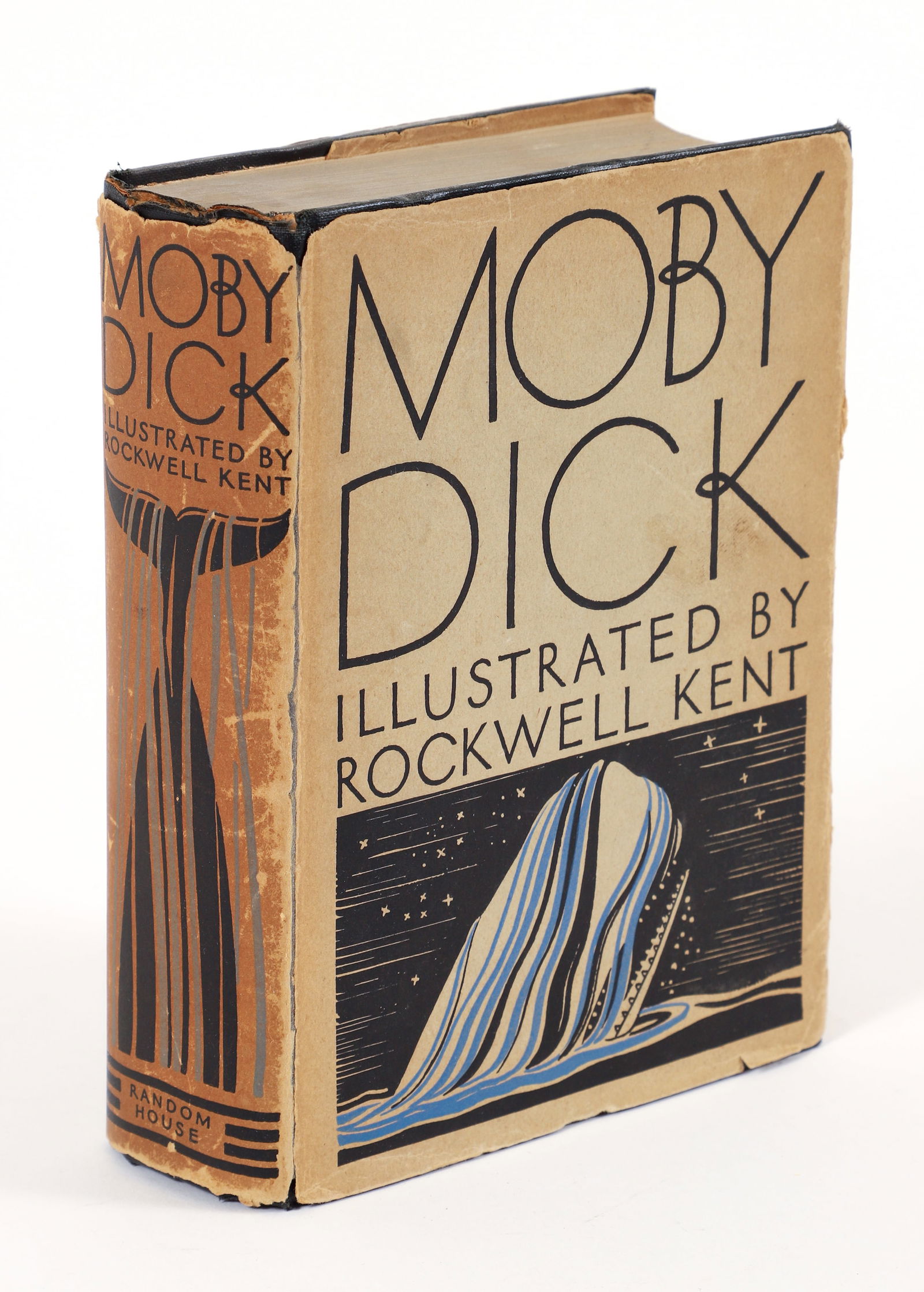 Moby Dick Rockwell Kent illustrations in Dust Jacket 1930 (1 of 7)