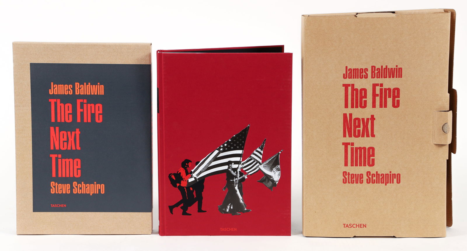 James Baldwin The Fire Next Time Limited Taschen Edition: Baldwin, James, photographs by Steve Schapiro, The Fire Next Time, 2017, Taschen, enlarged edition with new photographs, number 264 of 1963 copies, signed by Schapiro, hardcover, in cardboard slipcase