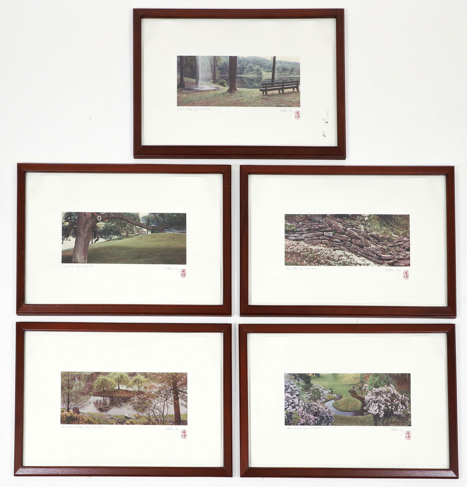 5 William Corey color photographs from Innisfree, America?s Greatest Garden 1988 (1 of 6)