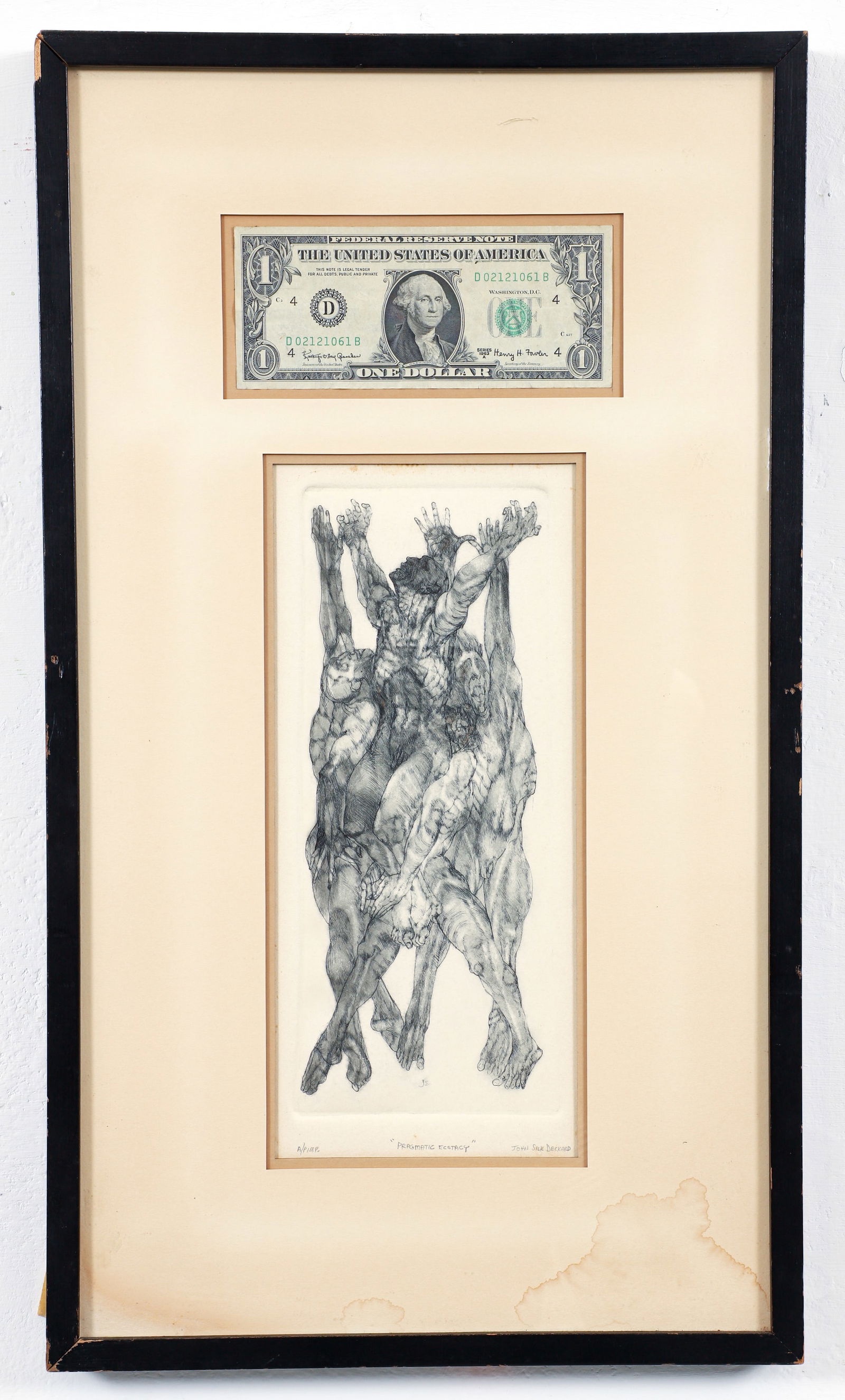 John Silk Decard framed etching Pragmatic Ecstacy (1 of 4)