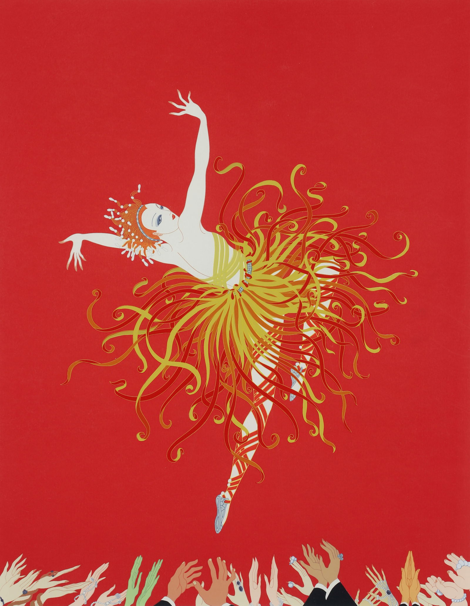 Erte 1983 orig signed serigraph Applause (1 of 4)