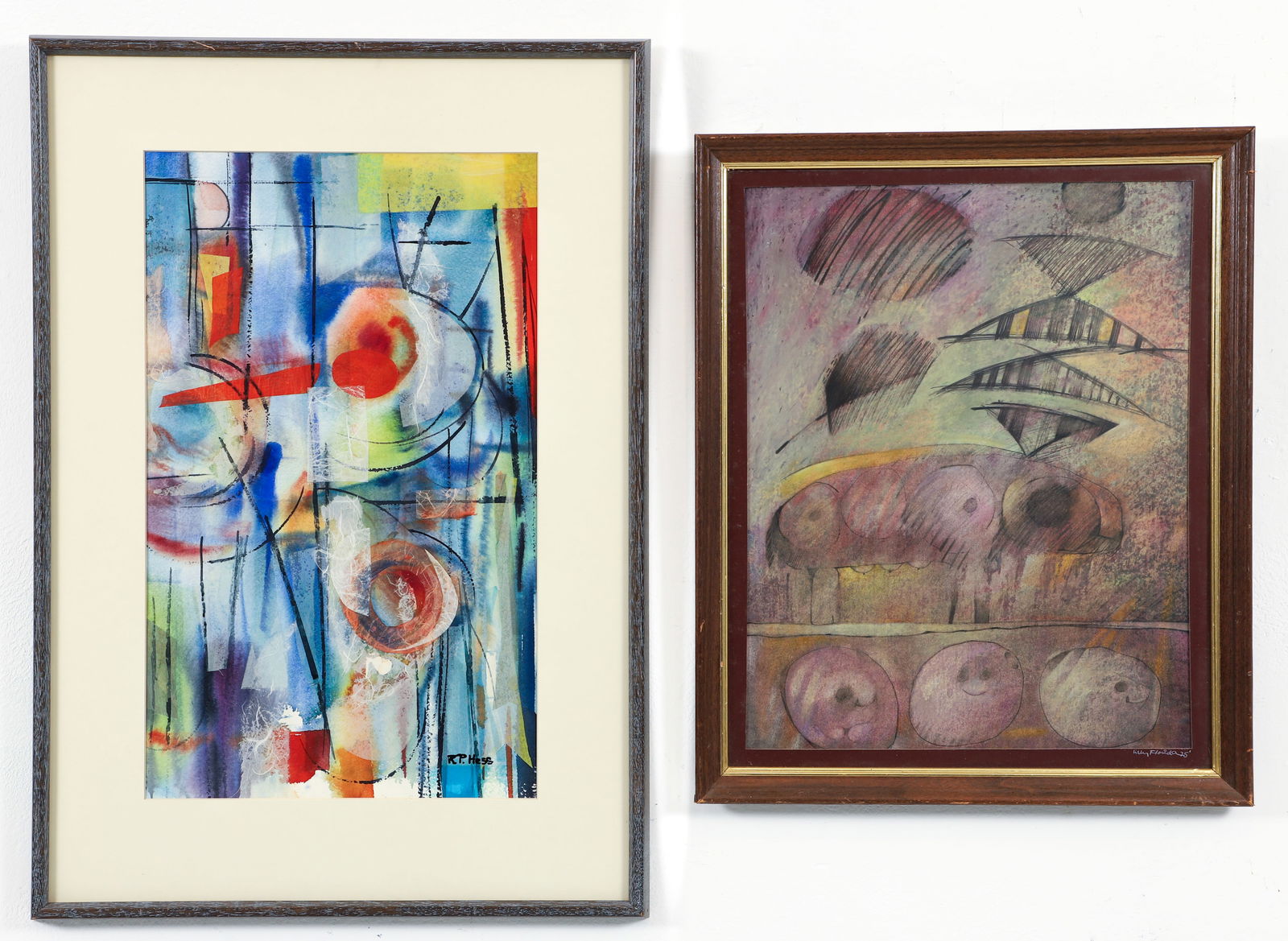 2 Abstract Works, Lilly Florida and R.P. Hess (1 of 5)