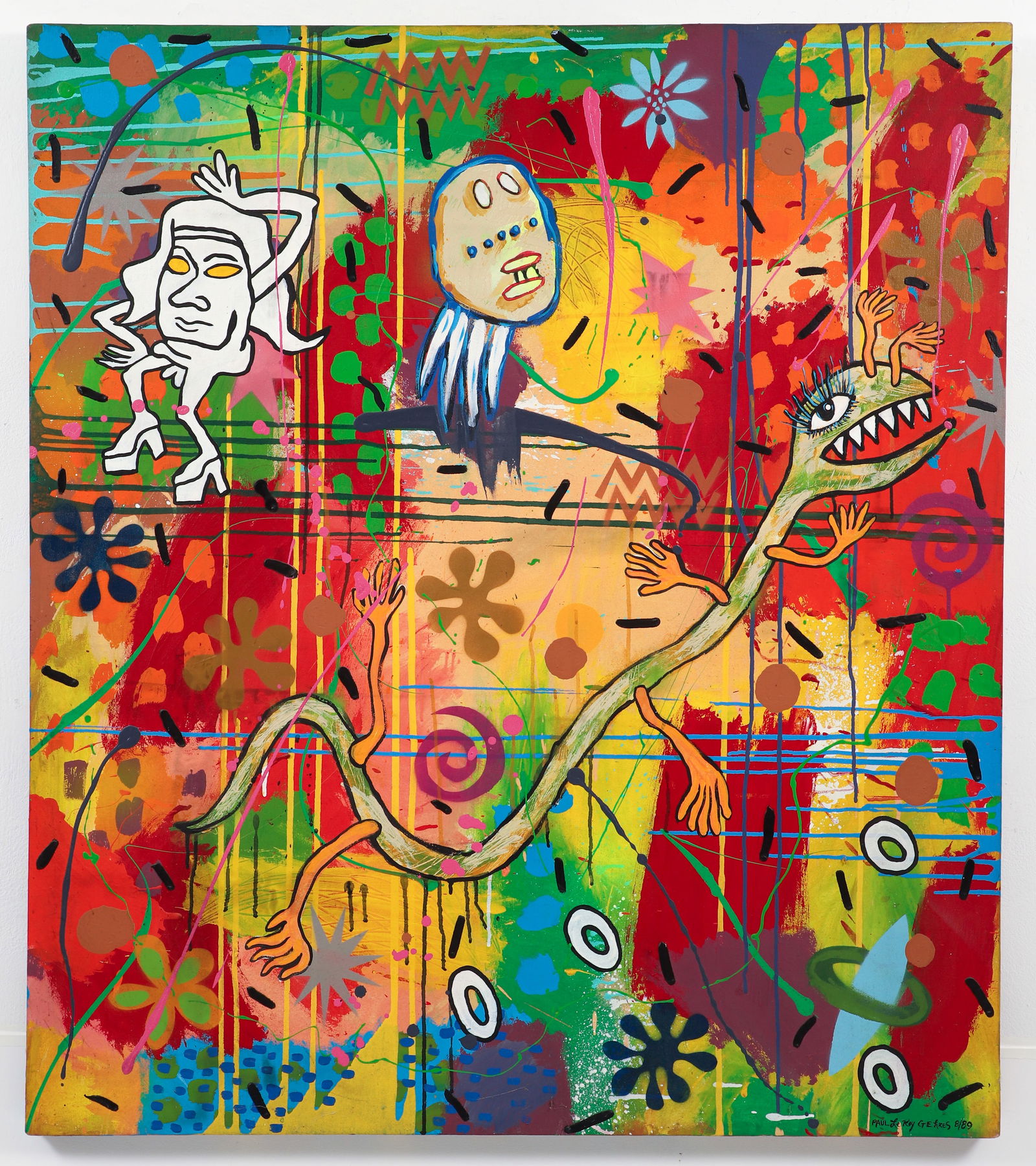 Paul LeRoy Gehres 1989 Untitled painting (1 of 2)