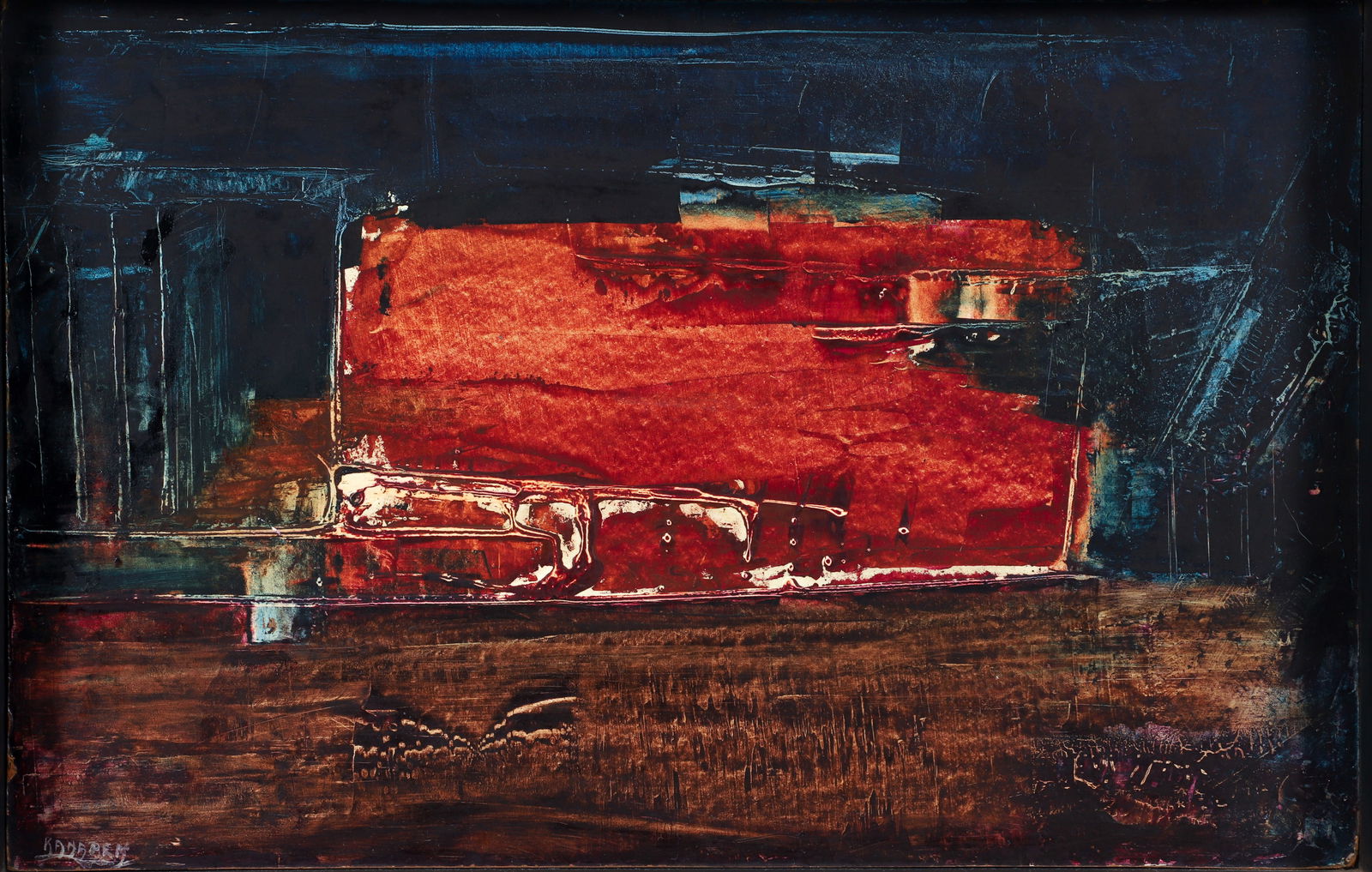 Marvin Kanarek encaustic painting Mexico (1 of 4)