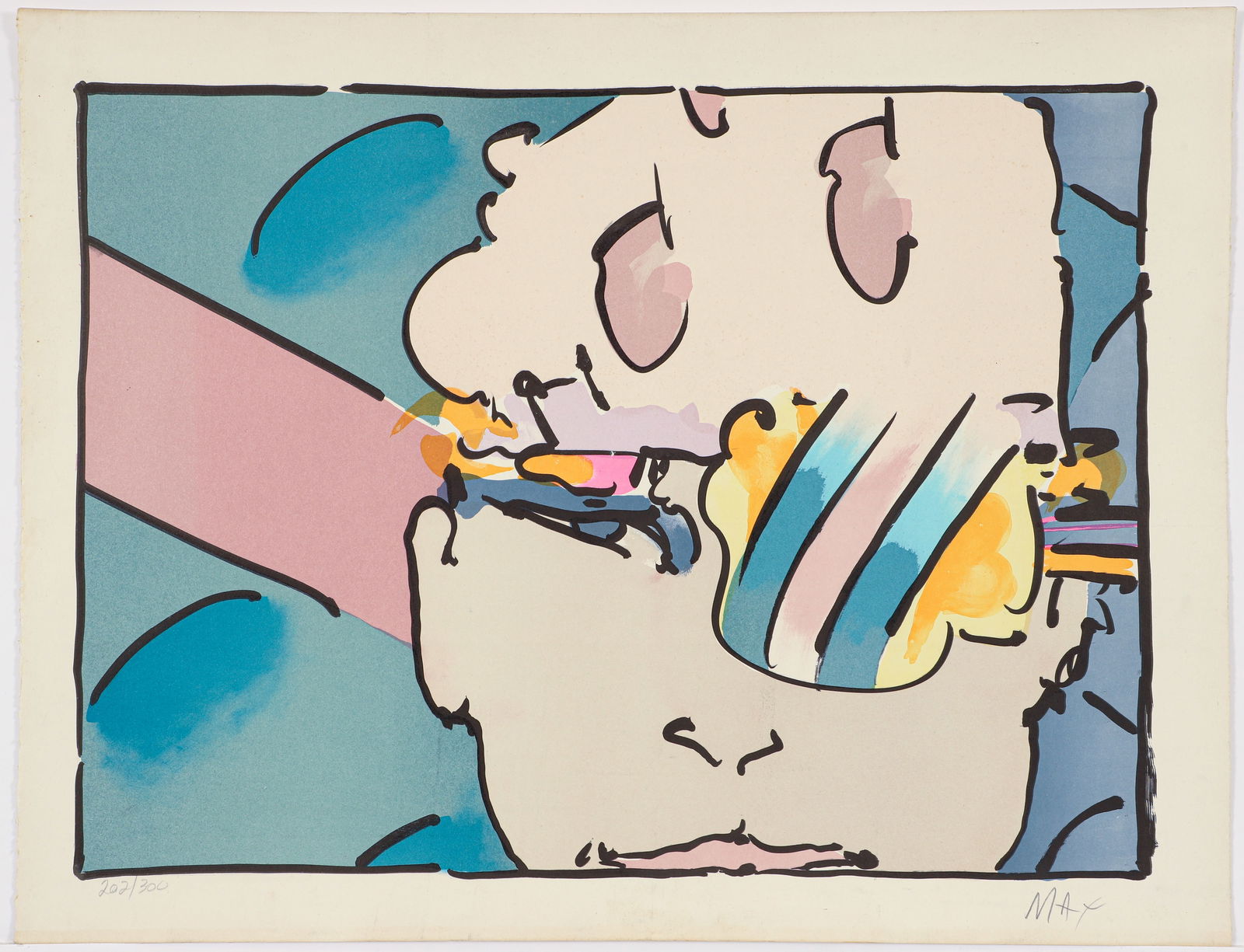 Peter Max 1970 orig litho Splendid Zero Horizontal (1 of 3)