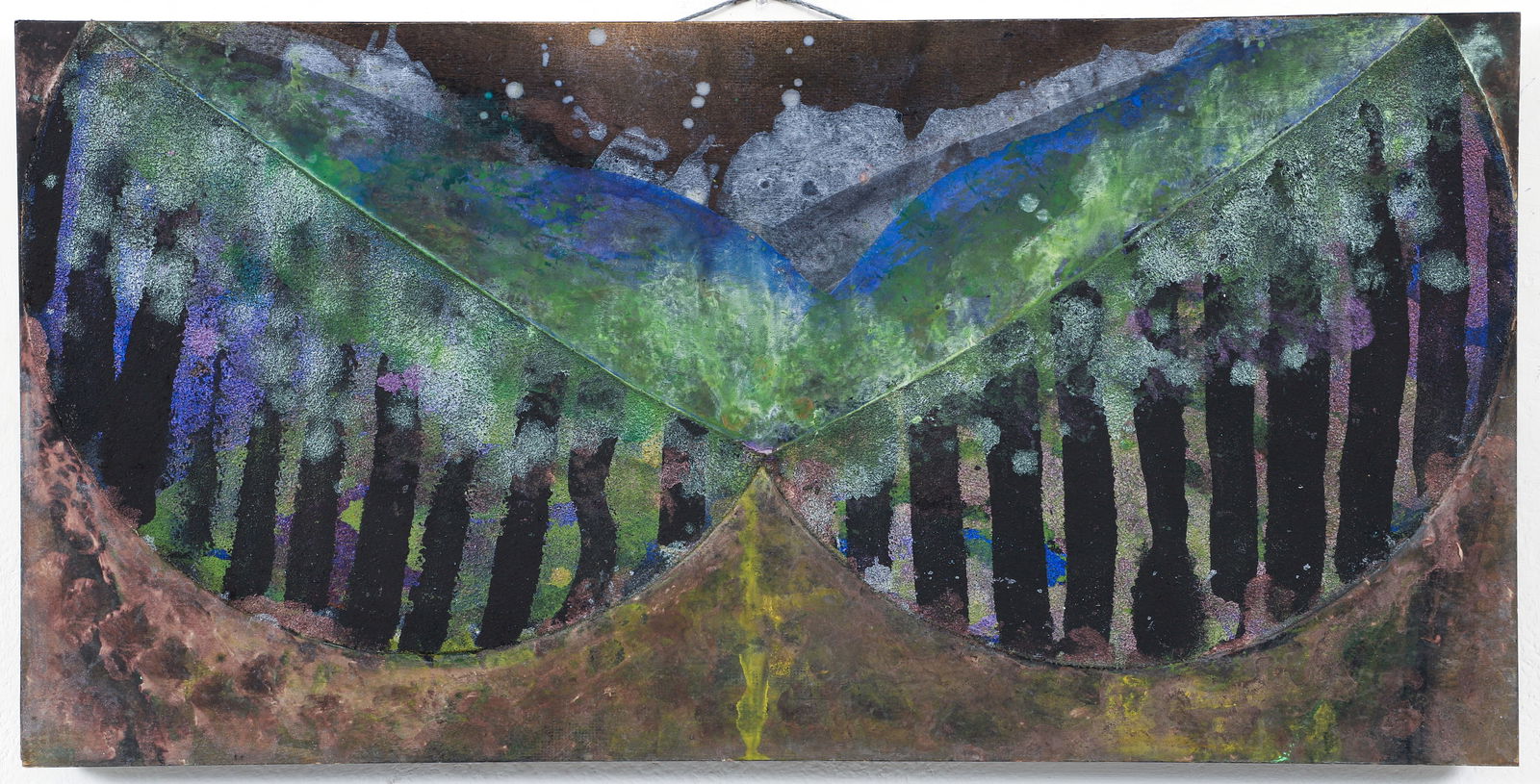 Tony Naponic 1993 painting Residual Chasing (1 of 2)