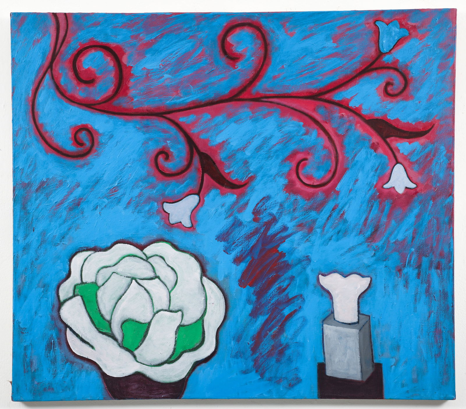 Hedy O'Beil Flowers 2005 Acrylic on Canvas (1 of 2)