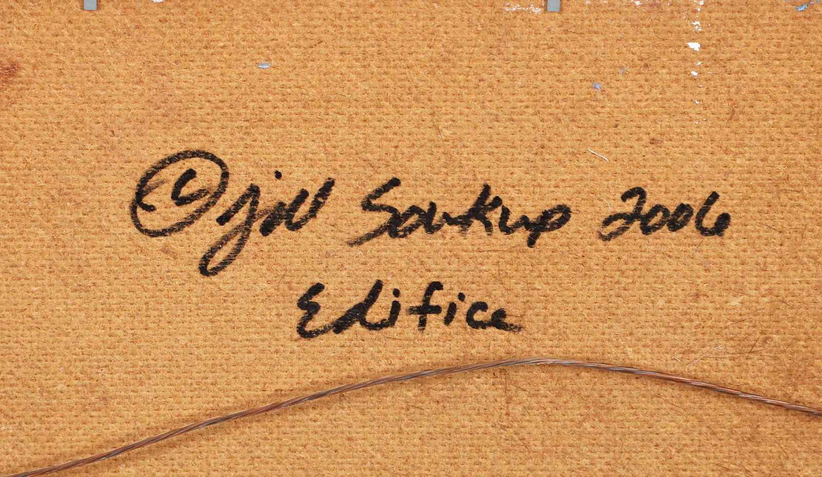 Jill Soukup Oil on Board Edifica 2006 - 4